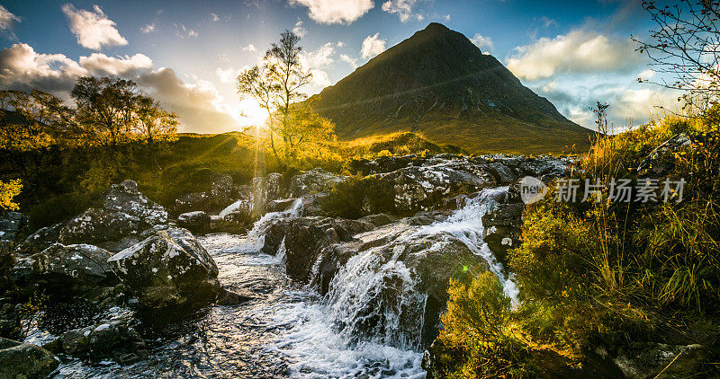 苏格兰美丽的风景- Buachaille Etive Mor